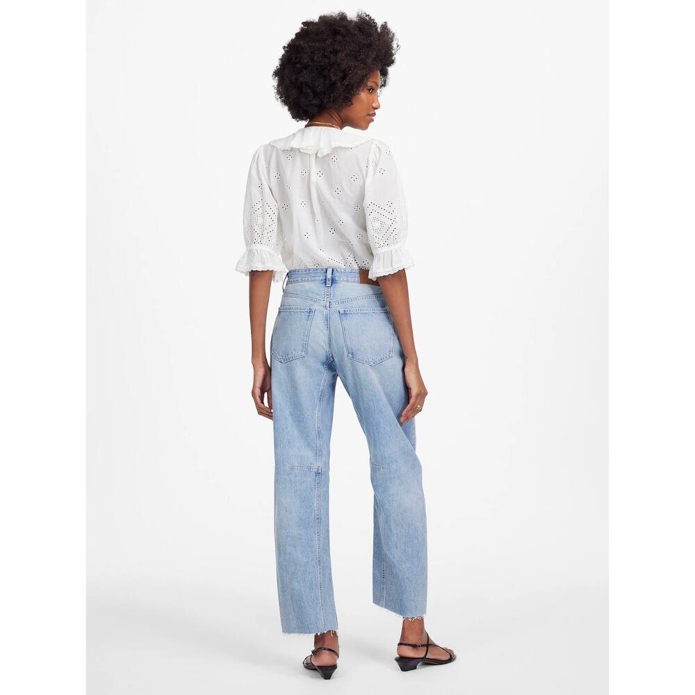 Madewell The Darted Barrel-Leg Jean NU023 Size 25 - Picture 3 of 16